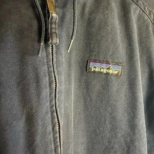 Men's Patagonia lined canvas hoody jacket